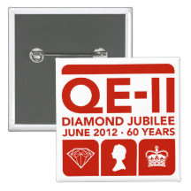 Diamond Jubilee Commemorative Button