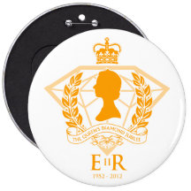 Diamond Jubilee Commemorative Button
