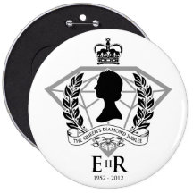 Diamond Jubilee Commemorative Button