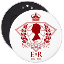 Diamond Jubilee Commemorative Button