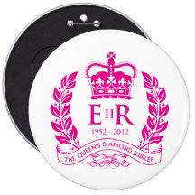 Diamond Jubilee Commemorative Button