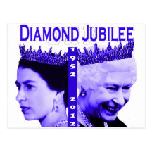 Diamond Jubilee commemorative postcard