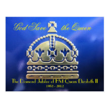 Diamond Jubilee Postcard