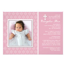 Diamond Lace Photo Invitation