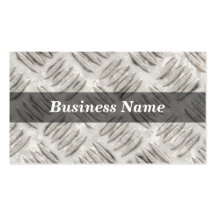 Diamond Plate Background Business Cards