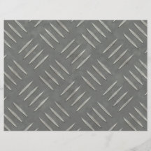 Diamond Plate Stainless Steel Textured Flyer Design