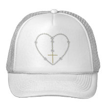 Diamond Rosary - Hail Mary Full of Grace Mesh Hat