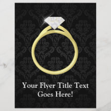 Diamond Solitaire Ring Custom Flyer