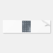 Diamond steel bumper sticker
