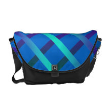 Diamond Stripes Rickshaw Messenger Bag