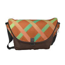 Diamond Stripes Rickshaw Messenger Bag