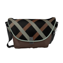 Diamond Stripes Rickshaw Messenger Bag