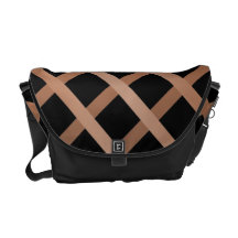 Diamond Stripes Rickshaw Messenger Bag