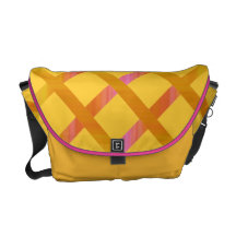 Diamond Stripes Rickshaw Messenger Bag