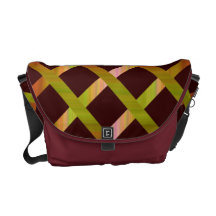 Diamond Stripes Rickshaw Messenger Bag
