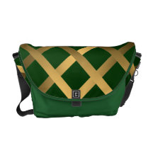 Diamond Stripes Rickshaw Messenger Bag