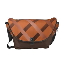 Diamond Stripes Rickshaw Messenger Bag