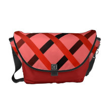 Diamond Stripes Rickshaw Messenger Bag