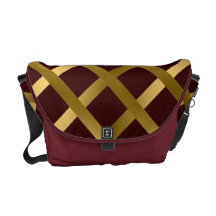 Diamond Stripes Rickshaw Messenger Bag