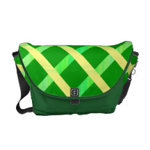 Diamond Stripes Rickshaw Messenger Bag