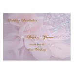 Diamond Wedding Invitation Business Card