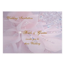 Diamond Wedding Invitation Business Card