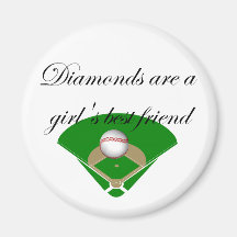 Diamonds are a girl's best friend T-shirts Refrigerator Magnets