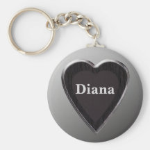 Diana Heart Keychain by 369MyName