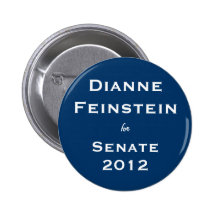 Dianne Feinstein for Senate Pinback Button