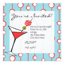 Dice Martini Custom Announcement