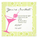 Dice Martini Custom Invitations