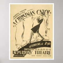 Dickens Christmas Carol 1938 WPA Print