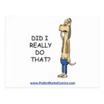 Did I Really Do That? Postcard