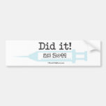 Did it! RN 2012 Nurse Graduate Bumper Stickers