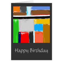 Didactic Happy Birthday Greeting Card