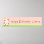 Diddles Farm Moo-Cow Birthday Banner Poster