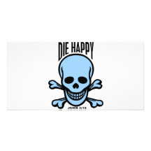 Die Happy Personalized Photo Card