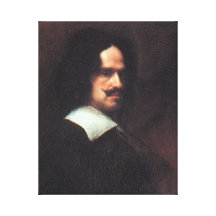 Diego Velazquez Self Portrait Stretched Canvas Print