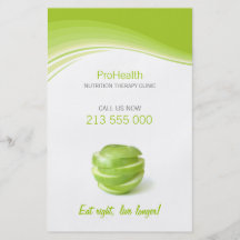 Dietician / Nutrition Therapy flyer