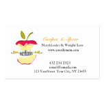 Dietician Nutritionist  Apple Design  Business Business Card