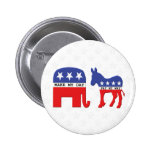Difference Between Republicans and Democrats Funny Pins