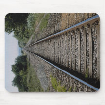 Diffused railway line mouse pad