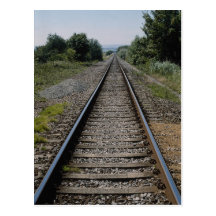 Diffused railway line post cards