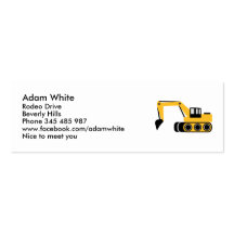 Digger Business Card Template