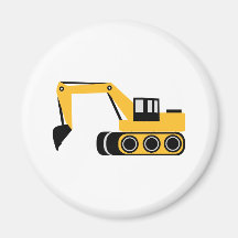 Digger Fridge Magnet
