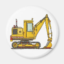 Digger Shovel Construction Magnets