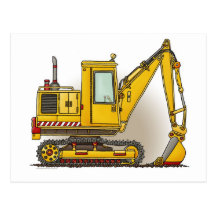 Digger Shovel Post Card