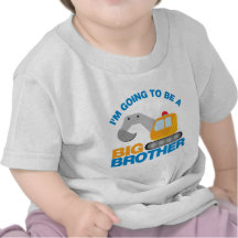 Digger Truck Going To Be A Big Brother Tees