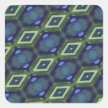 Digital Art Kaliedscope Abstract Stickers