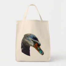 Digital Art Swan Wildlife Animal Photo Tote Bag